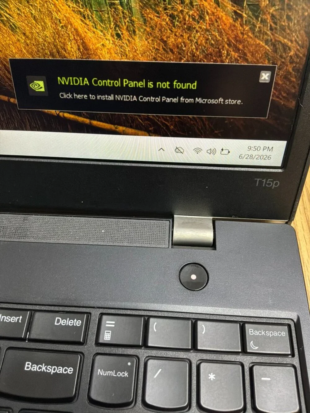Lenovo ThinkPad T15p Gen 1 15.6